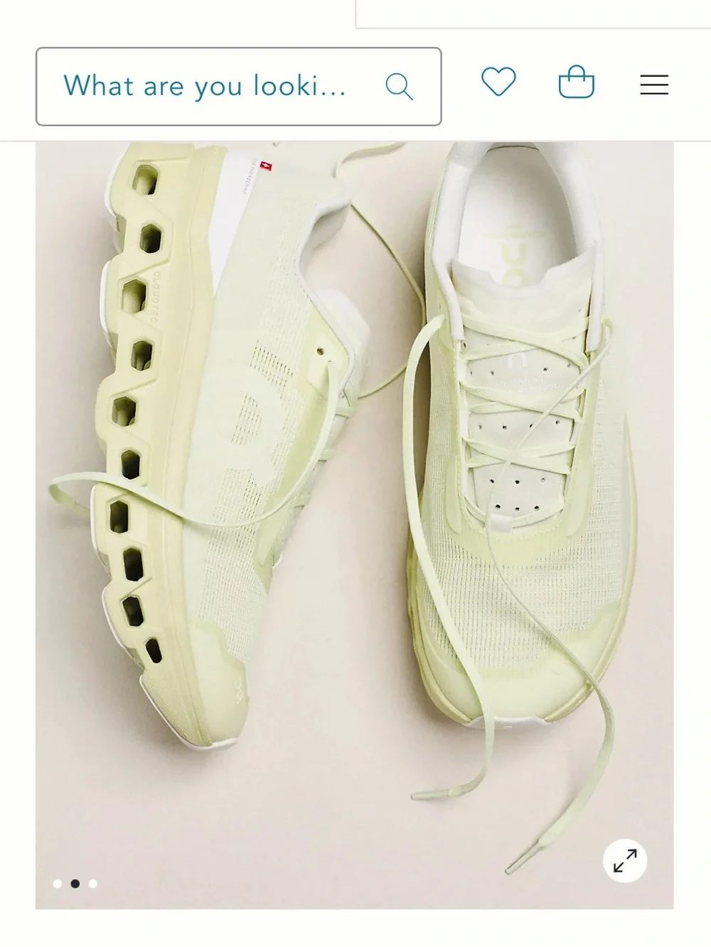 On Running Pale Green Women's Athletic Sneakers